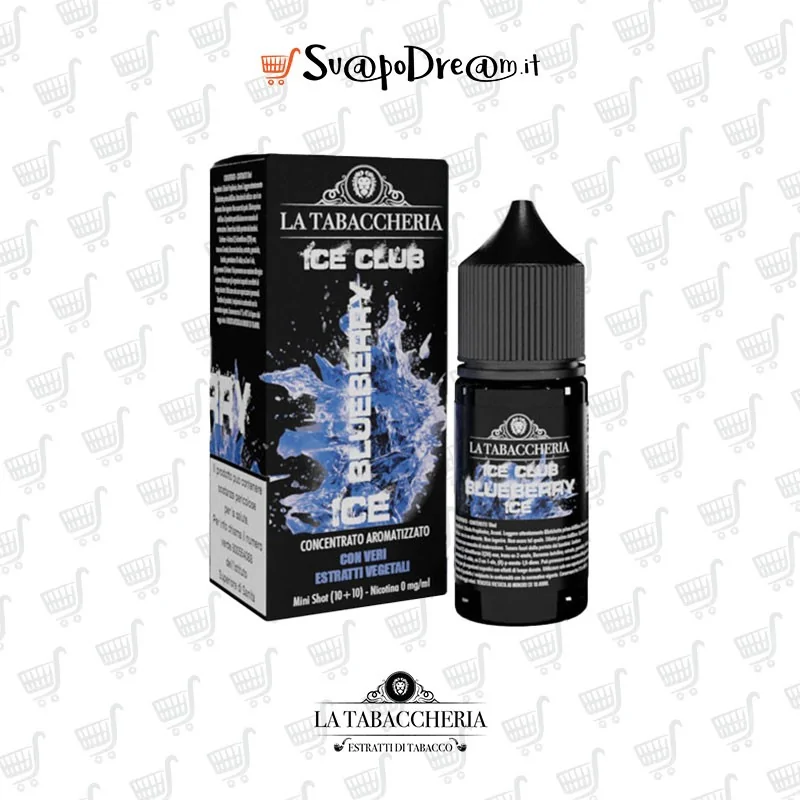 LA TABACCHERIA ICE CLUB - Aroma Mini Shot 10ml BLUEBERRY ICE