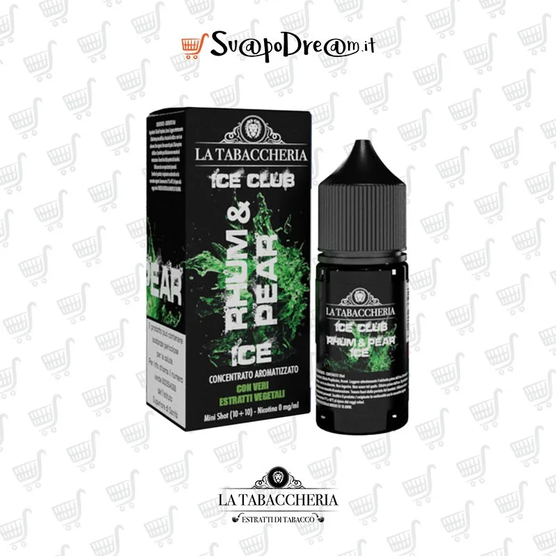 LA TABACCHERIA ICE CLUB - Aroma Mini Shot 10ml RHUM&PERA ICE