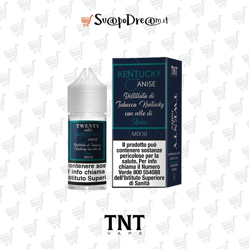 TNT VAPE -  Liquido Mix&Vape 10ml Twenty Notes KENTUCKY ANISE