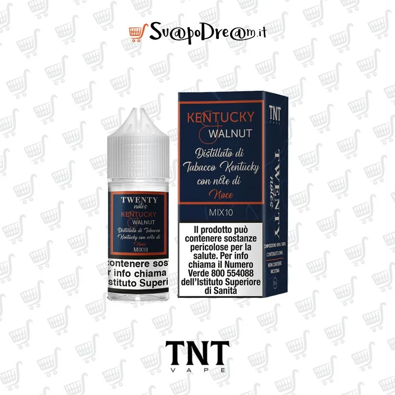 TNT VAPE -  Liquido Mix&Vape 10ml Twenty Notes KENTUCKY WALNUT