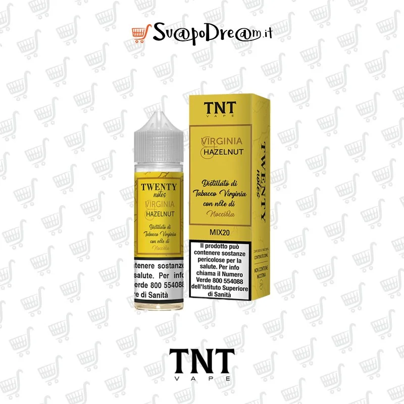 TNT VAPE -  Liquido Mix&Vape 20ml Twenty Notes VIRGINIA HAZELNUT
