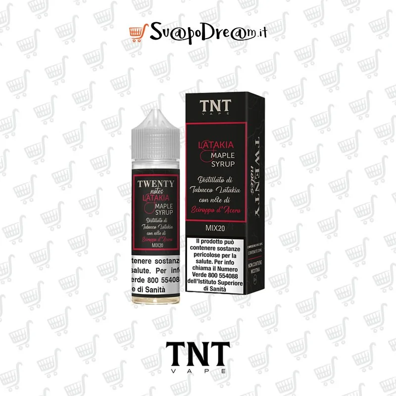 TNT VAPE -  Liquido Mix&Vape 20ml Twenty Notes LATAKIA MAPLE SYRUP