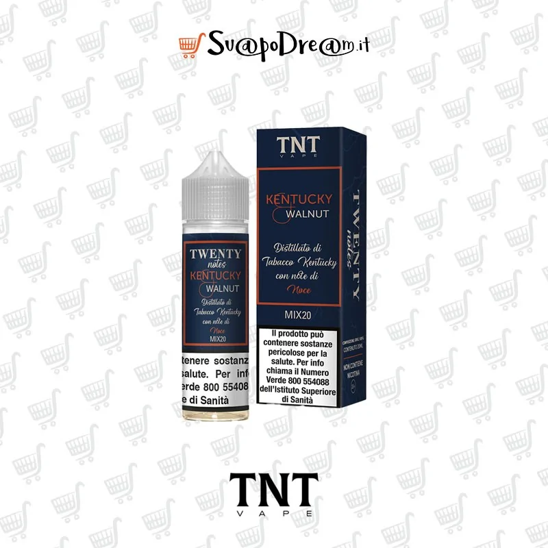 TNT VAPE -  Liquido Mix&Vape 20ml Twenty Notes KENTUCKY WALNUT