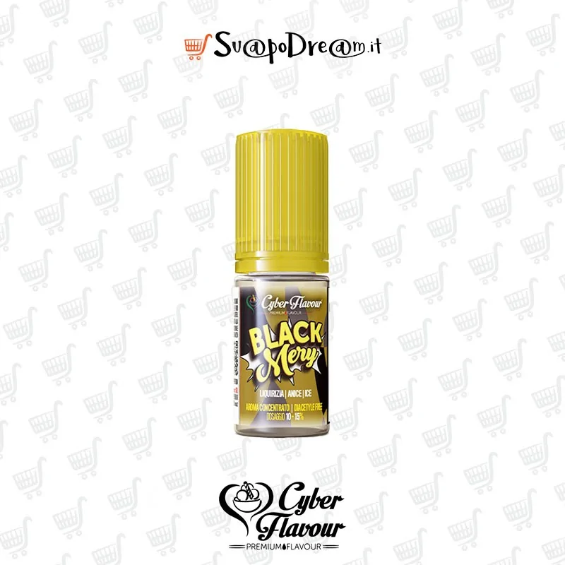 CYBER FLAVOUR - Aroma Concentrato 10ml BLACK MERY