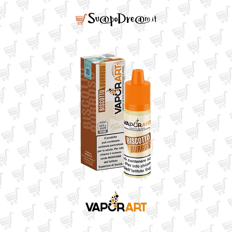 VAPORART - Liquido Mix&Vape 10ml BISCOTTO BURROSO