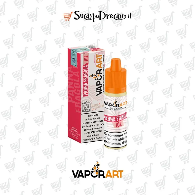 VAPORART - Liquido Mix&Vape 10ml PANNA FRAGOLA