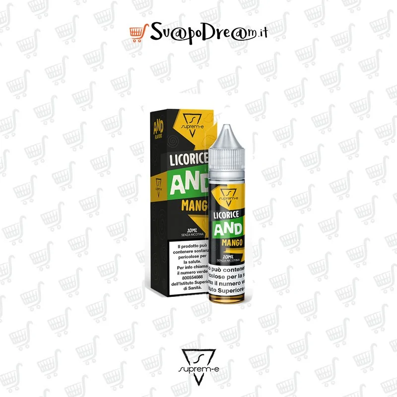 SUPREM-E - Liquido Mix&Vape 10ml LICORICE AND MANGO