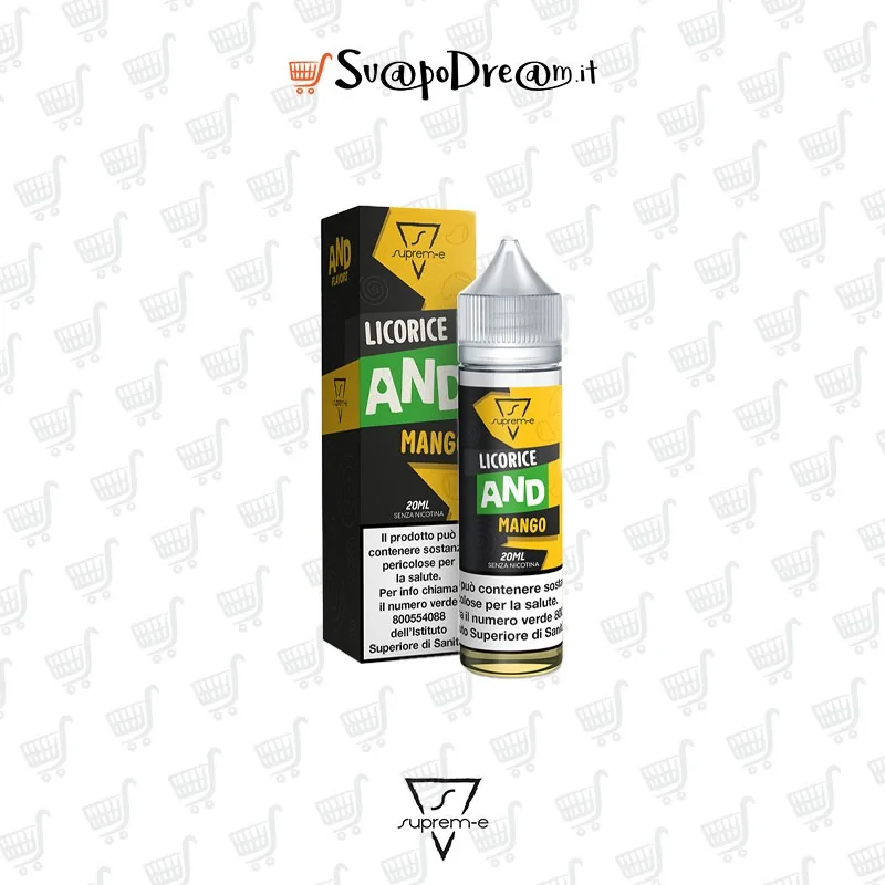 SUPREM-E - Liquido Mix&Vape 20ml LICORICE AND MANGO