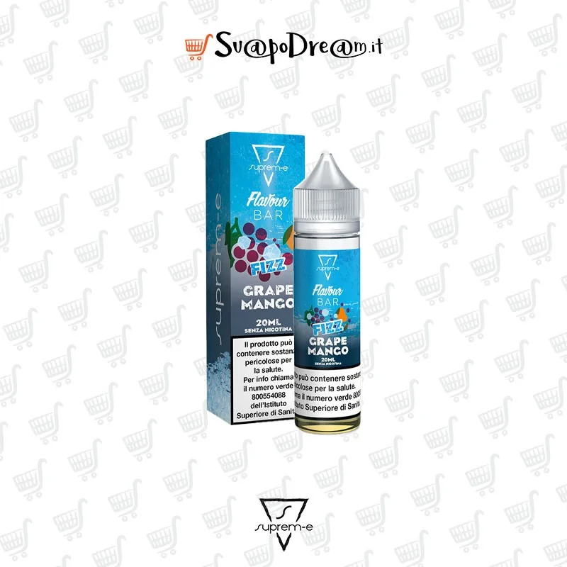SUPREM-E - Liquido Mix&Vape 20ml Flavour Bar Fizz GRAPE MANGO