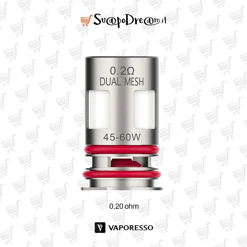VAPORESSO - Resistenze GTX Dual Mesh 5pz