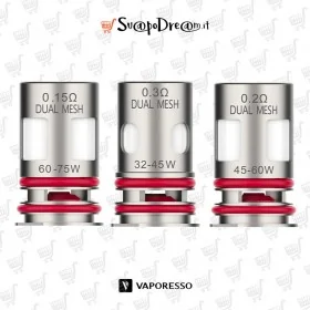 Resistenze VAPORESSO GTX DUAL MESH