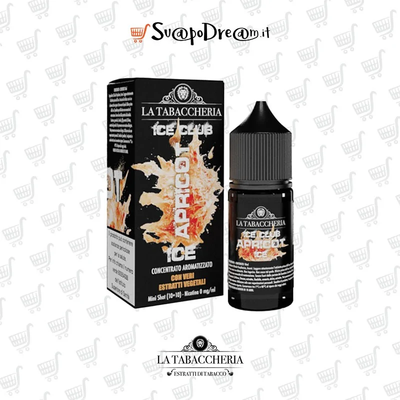 LA TABACCHERIA ICE CLUB - Aroma Mini Shot 10ml APRICOT ICE