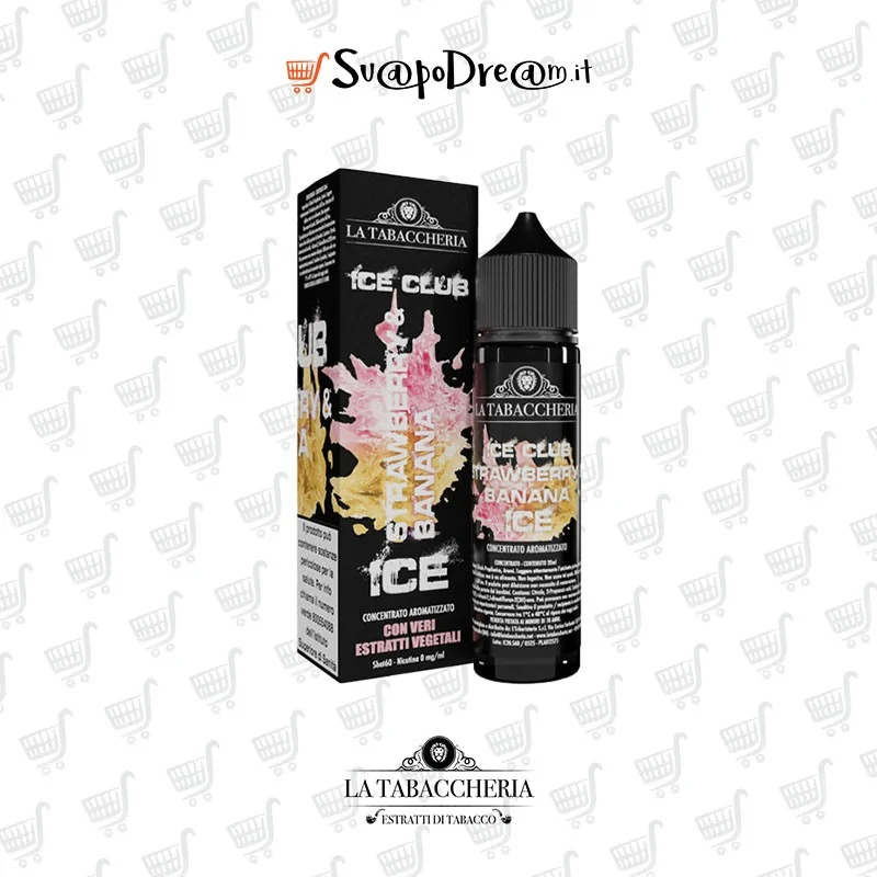 LA TABACCHERIA ICE CLUB - Aroma Shot 20ml STRAWBERRY & BANANA ICE
