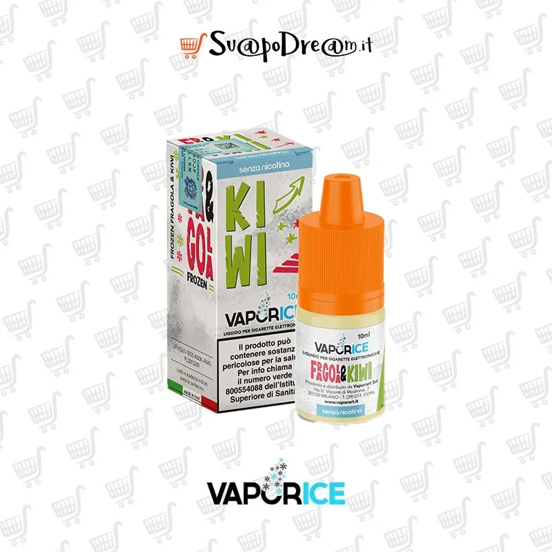 VAPORICE NicSalt - Liquido 10ml FRAGOLA&KIWI