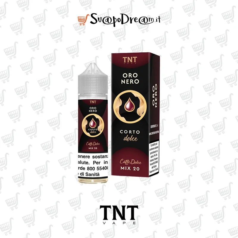 TNT VAPE -  Liquido Mix&Vape 20ml Oro Nero CAFFE DOLCE
