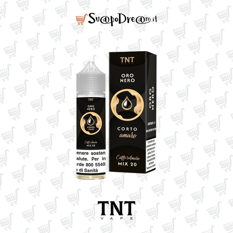 TNT VAPE -  Liquido Mix&Vape 20ml Oro Nero CAFFE AMARO