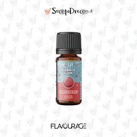 FLAVOURAGE - Aroma Concentrato 10ml Bubble Gum STRAWBERRY