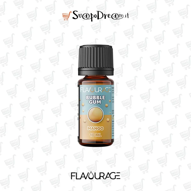 FLAVOURAGE - Aroma Concentrato 10ml Bubble Gum MANGO