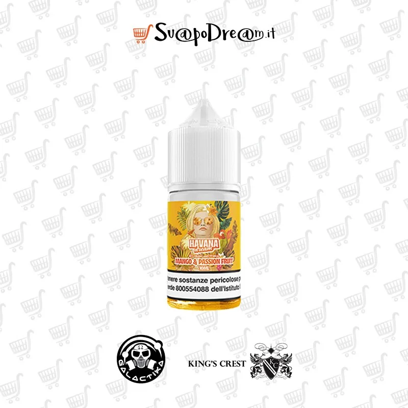GALACTIKA & KINGS CREST - Aroma Mini Shot 10ml Havana Dream MANGO & PASSION FRUIT