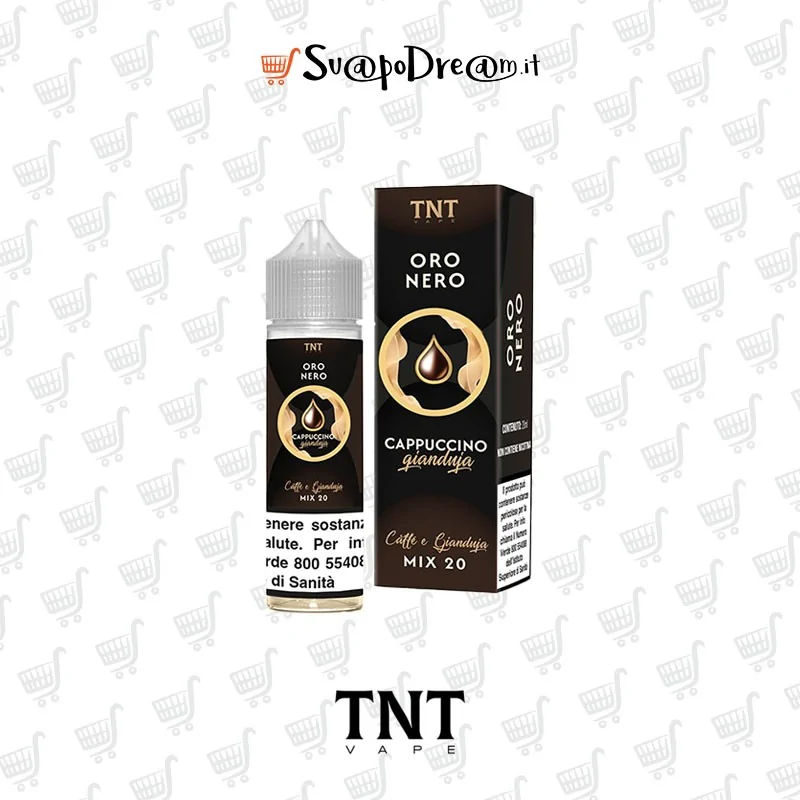TNT VAPE -  Liquido Mix&Vape 20ml Oro Nero CAFFE E GIANDUJA