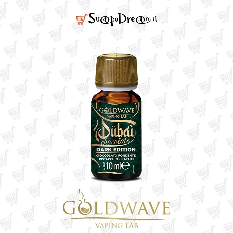 GOLDWAVE - Aroma Concentrato 10ml Dubai Chocolate DARK EDITION