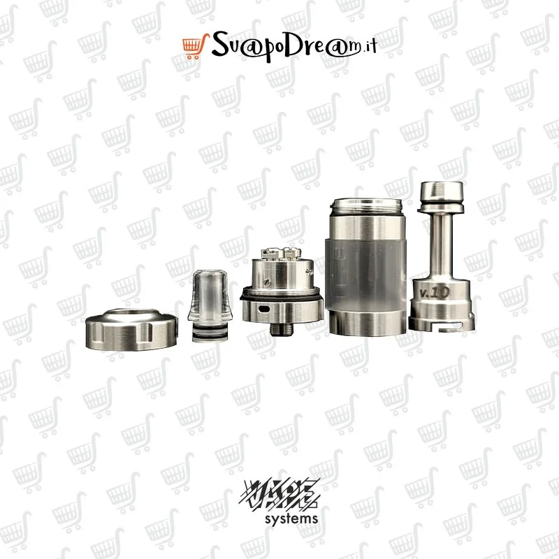 VAPE SYSTEMS - Atomizzatore BY KA V10 Standard Set 22mm