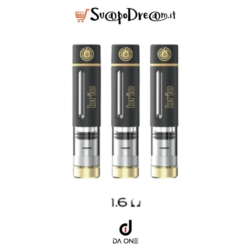 DA ONE & GALACTIKA - Cartuccia Pod BRIO 1,6Ohm 3pz