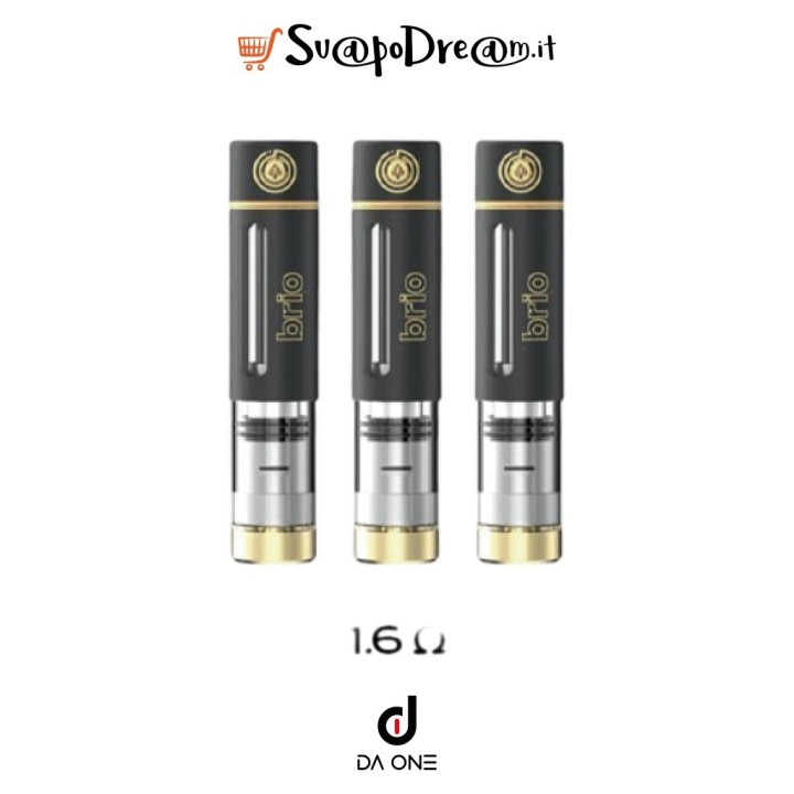 DA ONE & GALACTIKA - Cartuccia Pod BRIO 1,6Ohm 3pz