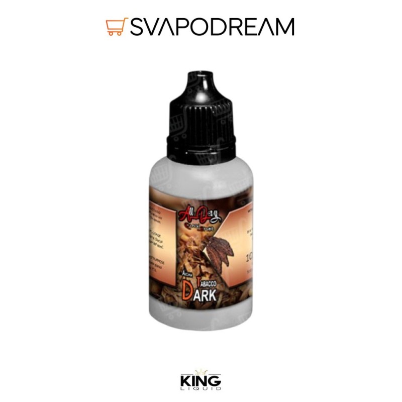 KING LIQUID - ALL DAY Liquido scomposto 10+10 TABACCO DARK