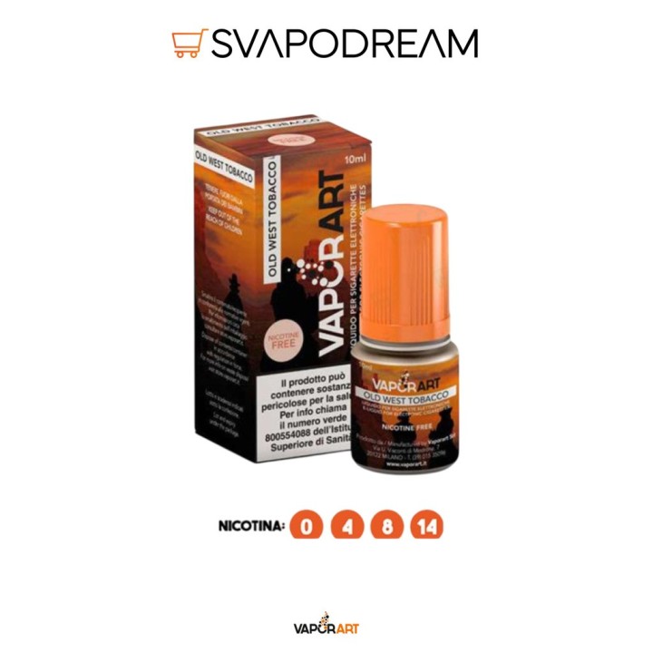 VAPORART - Liquido 10ml OLD WEST TOBACCO