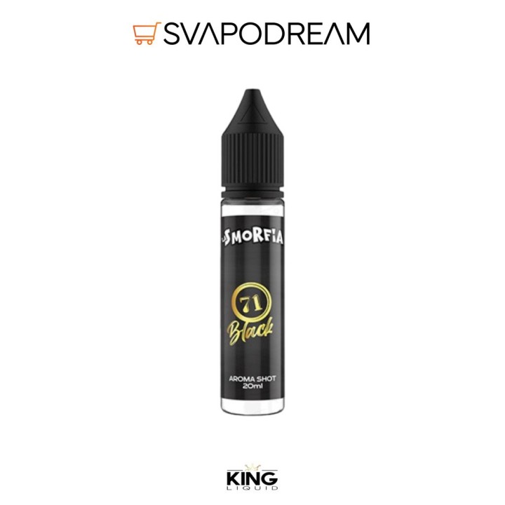 KING LIQUID - Aroma Shot 20ml LA SMORFIA N.71 BLACK