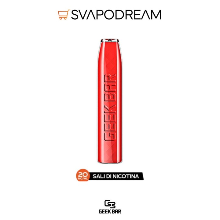 GEEK BAR - Pod Mod Usa e Getta SWEET STRAWBERRY 600 PUFF