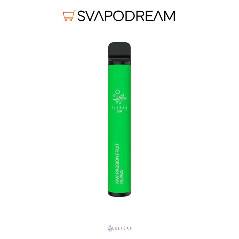 Elf Bar Kiwi Passion Fruit Guava 600 Puff | Svapodream