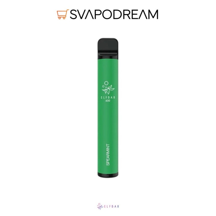 Elf Bar Spearmint Usa e Getta 600 Puff | Svapodream