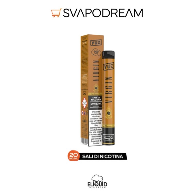 YUZ ELIQUID FRANCE Pod Usa e Getta Havanero VIRGIN 600 PUFF