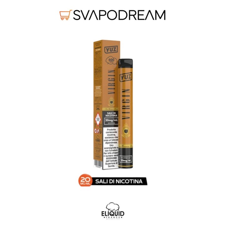 YUZ ELIQUID FRANCE Pod Usa e Getta Havanero VIRGIN 600 PUFF