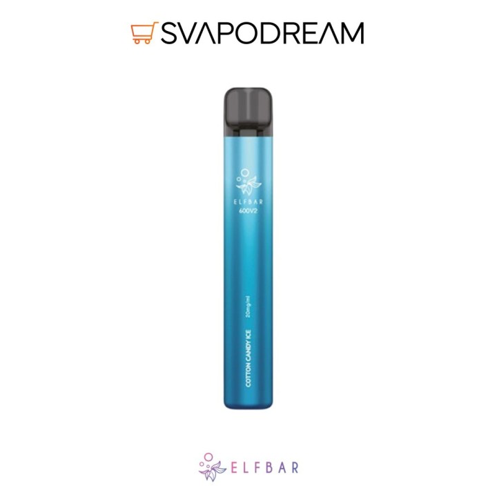 Elf Bar Cotton Candy Ice 600 Puff | Svapodream