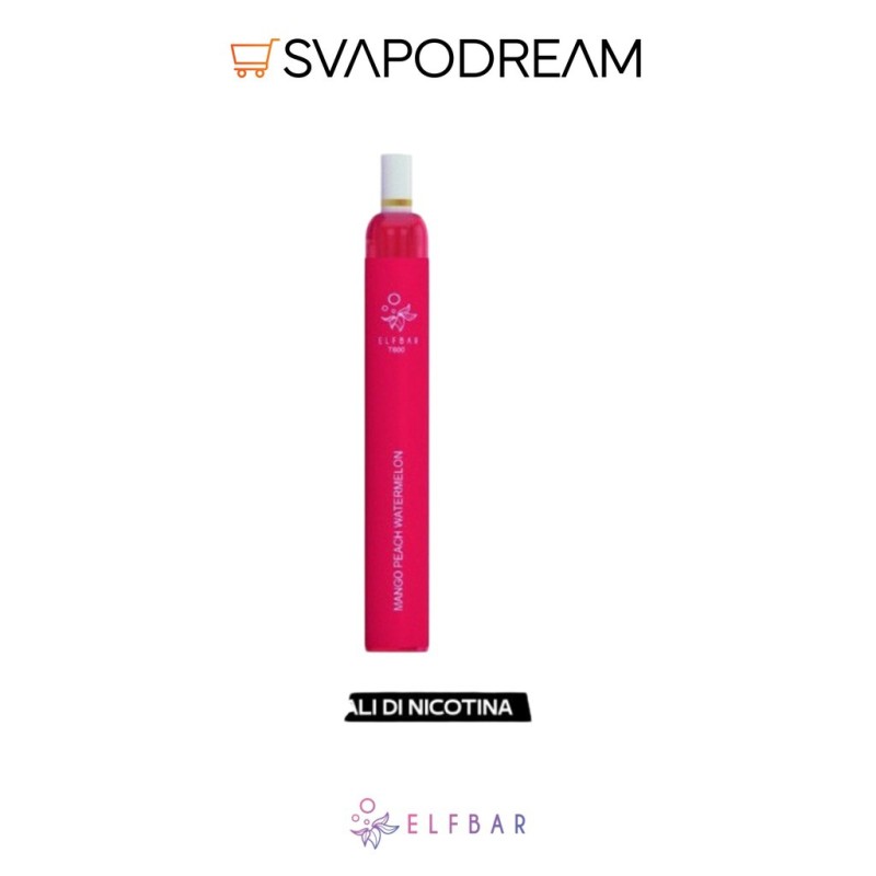 ELFBAR - Pod Mod Usa e Getta T600 MANGO PEACH WATERMELON