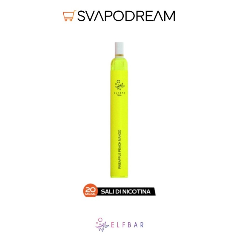 ELFBAR - Pod Mod Usa e Getta T600 PINEAPPLE PEACH MANGO