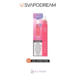Elfbar T600 Strawberry Ice Cream 600 Puff | Svapodream