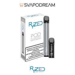 RYZED Pod Mod SILVER + 1 Pod Precaricata TOBACCO 600PUFF