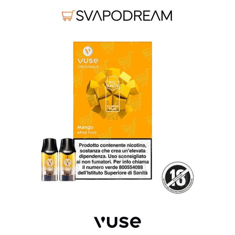 VUSE ePod2 Cartuccia Pod Precaricata MANGO