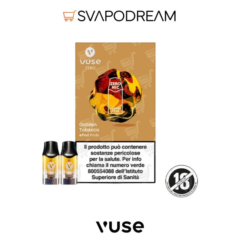 VUSE ePod2 Cartuccia Pod Precaricata GOLDEN TOBACCO