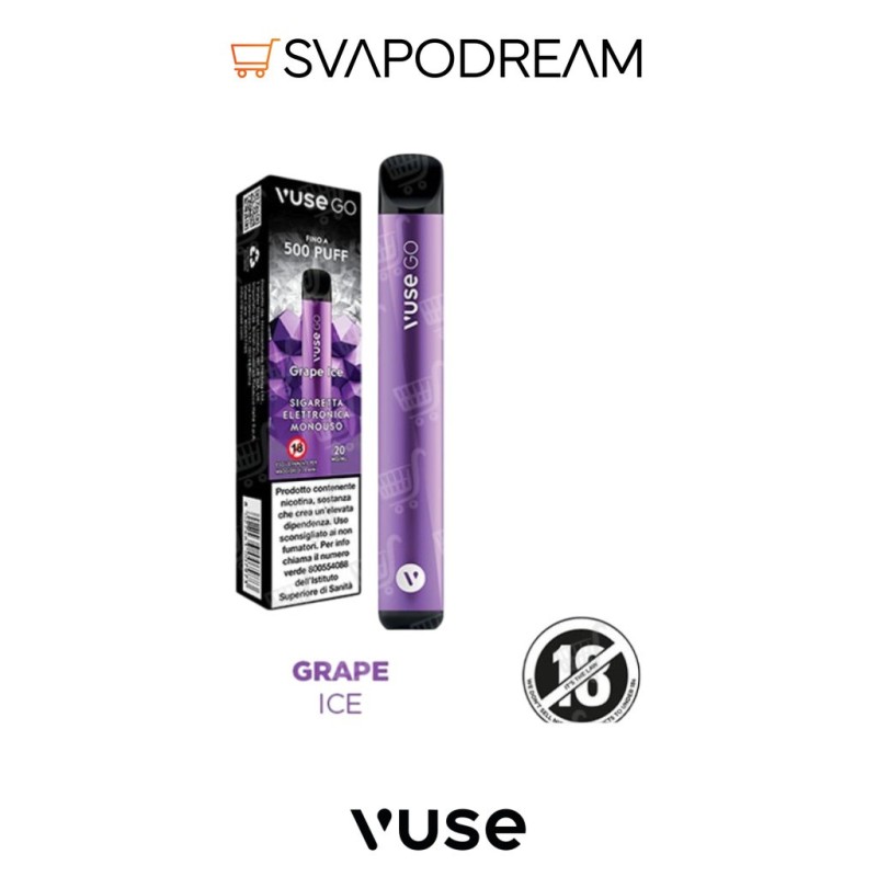 Vuse GO Grape Ice Usa e Getta 500 Puff | Svapodream