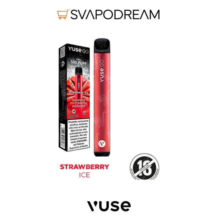 VUSE GO Pod Mod Usa e Getta STRAWBERRY ICE 500 PUFF