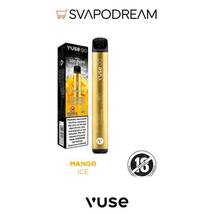 Vuse GO Mango Ice 500 Puff Usa e Getta | Svapodream