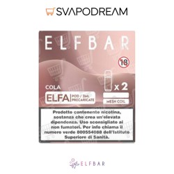 ELFBAR ELFA - Cartuccia Pod Precaricata COLA 2pz