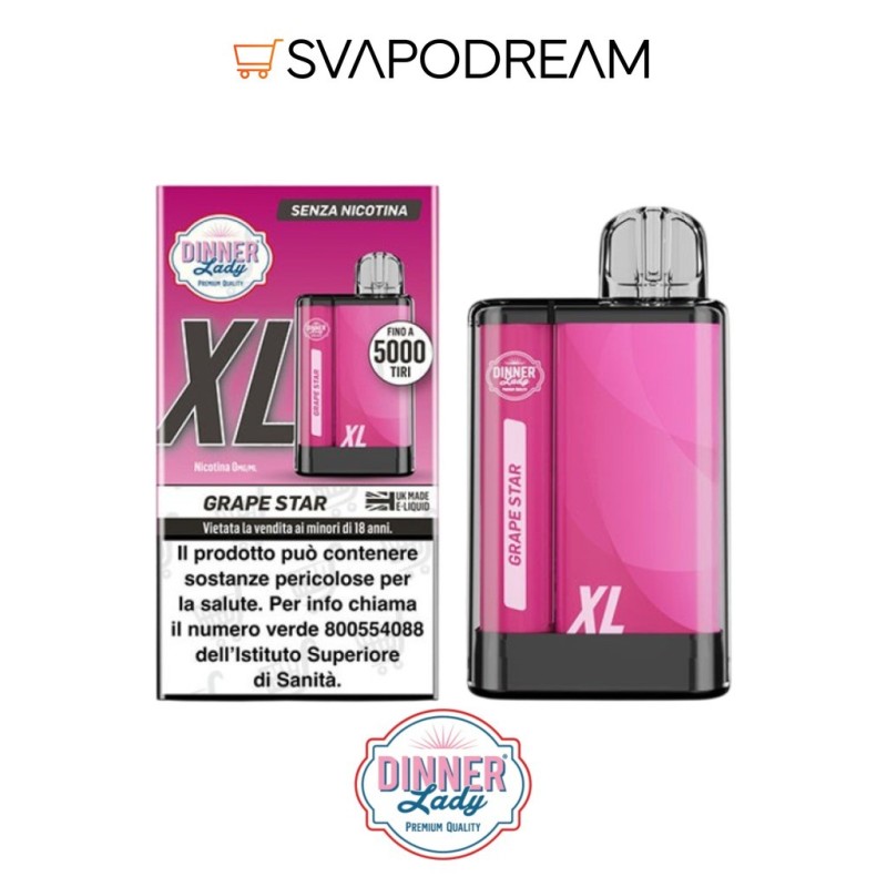 Dinner Lady VP XL Grape Star Usa e Getta | Svapodream