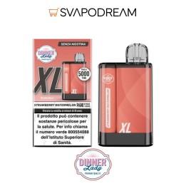 DINNER LADY - Pod Mod Usa e Getta VP XL STRAWBERRY WATERMELON 5000 PUFF