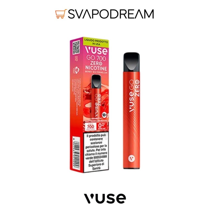 VUSE GO 700 Pod Mod Usa e Getta BERRY WATERMELON 700 PUFF